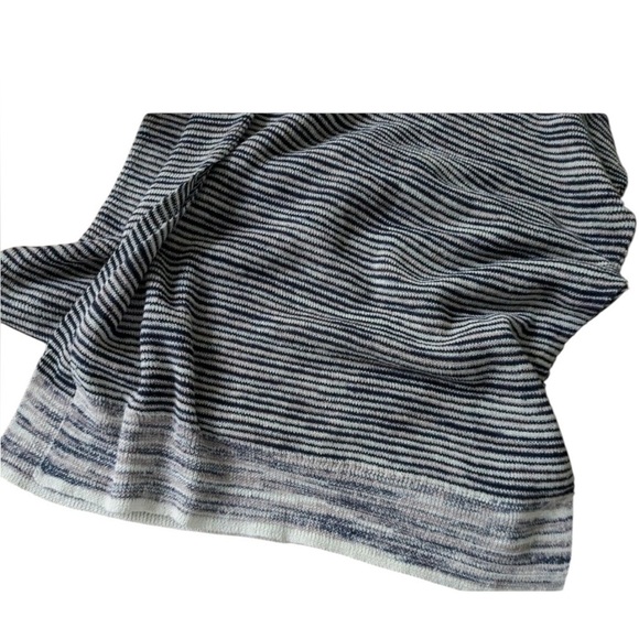 Theory Intrella size P (XS) Space Dye Striped Linen Knit Tank Dress - Picture 7 of 10